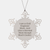 Civil Engineer Gifts, Snowflake Ornament, Mom's Witty Quote, Christmas Unique Gifts from Friends to Civil Engineer Mom and Dad - Image 1