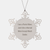 Florist Gifts from Mom, Snowflake Ornament, Funny Quote, Christmas Unique Gifts for Florist Friends - Image 1