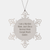 Warden Mom Gifts: I Am A Cool Warden Mom Snowflake Ornament for Christmas, Funny Warden Presents, Stainless Steel, Shatterproof, Perfect for Warden Moms, Unique Gifts for Warden Moms - Image 1