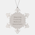 Medical Assistant Snowflake Ornament Gifts from Friends for Christmas, Funny Quote Christmas Unique Gift Ideas - Image 1
