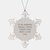 To My Amazing Fiance, Never Forget How Much I Love You. Snowflake Ornament Gifts for Him from You this Christmas, Unique Fiance Present Idea with Inspirational Quote - Image 1