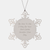 Real Estate Investor Gifts, Funny Snowflake Ornament for Christmas, Be Nice To Me. I May Be Your Real Estate Investor One Day, Gifts from Friends, Gifts for Real Estate Investors - Image 1