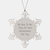 Be Nice to Me Funny Snowflake Ornament Gifts for Receptionists, Inspirational Quote Saying, Stainless Steel, Shatterproof, 3.14 inches, Christmas Unique Gifts from Coworkers to New Receptionists - Image 1