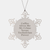 Christmas Unique Gifts for Crime Scene Technicians | Funny Coffee Gives Me My Crime Scene Technician Power Snowflake Ornament - Image 1