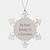 Comedian Snowflake Ornament Gifts for Men, Snowflake Ornament Quotes, Gifts from Men to Comedians, Christmas Unique Gifts - Image 1