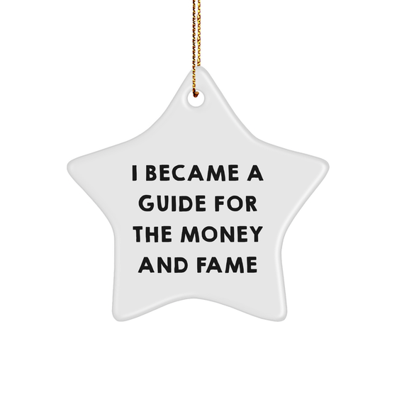A Guide for Christmas, Funny Star Ornament Gifts from Friends to Guide - Image 1