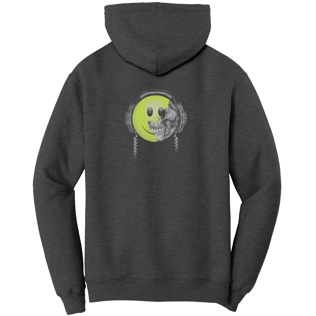 Smiley_Till_the_Bone_Hoodie_Dark_Heather_Back_Mockup.png