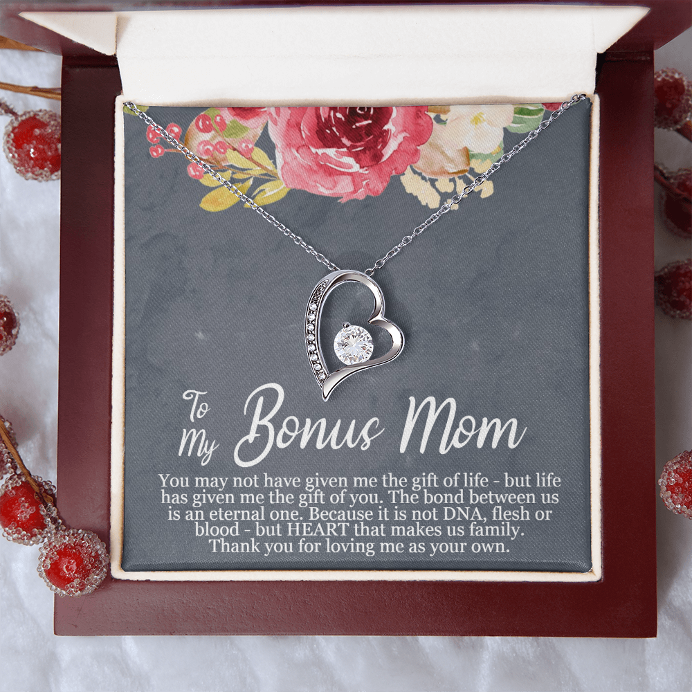Bonus Mom Necklace – A Heartfelt Bonus Mother's Gift of Love & Gratitude