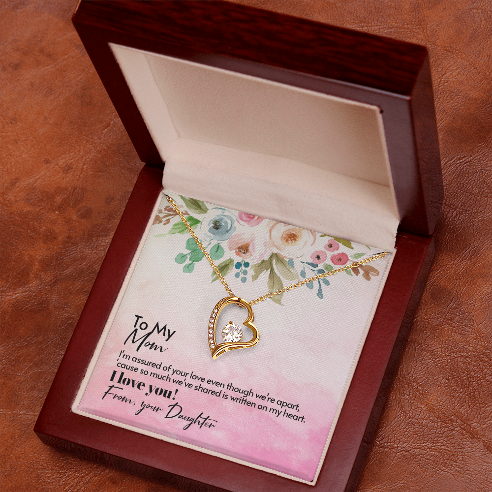 To My Mom Heartfelt Mother's Necklace from Daughter