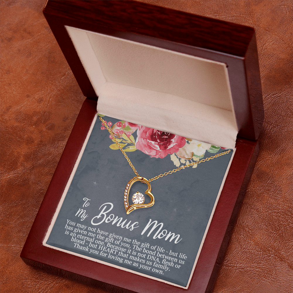 Bonus Mom Necklace – A Heartfelt Bonus Mother's Gift of Love & Gratitude