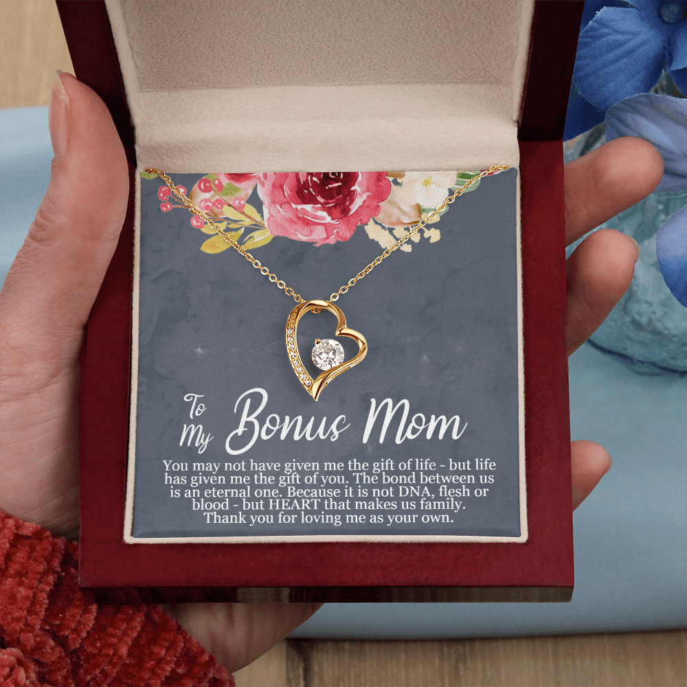 Bonus Mom Necklace – A Heartfelt Bonus Mother's Gift of Love & Gratitude
