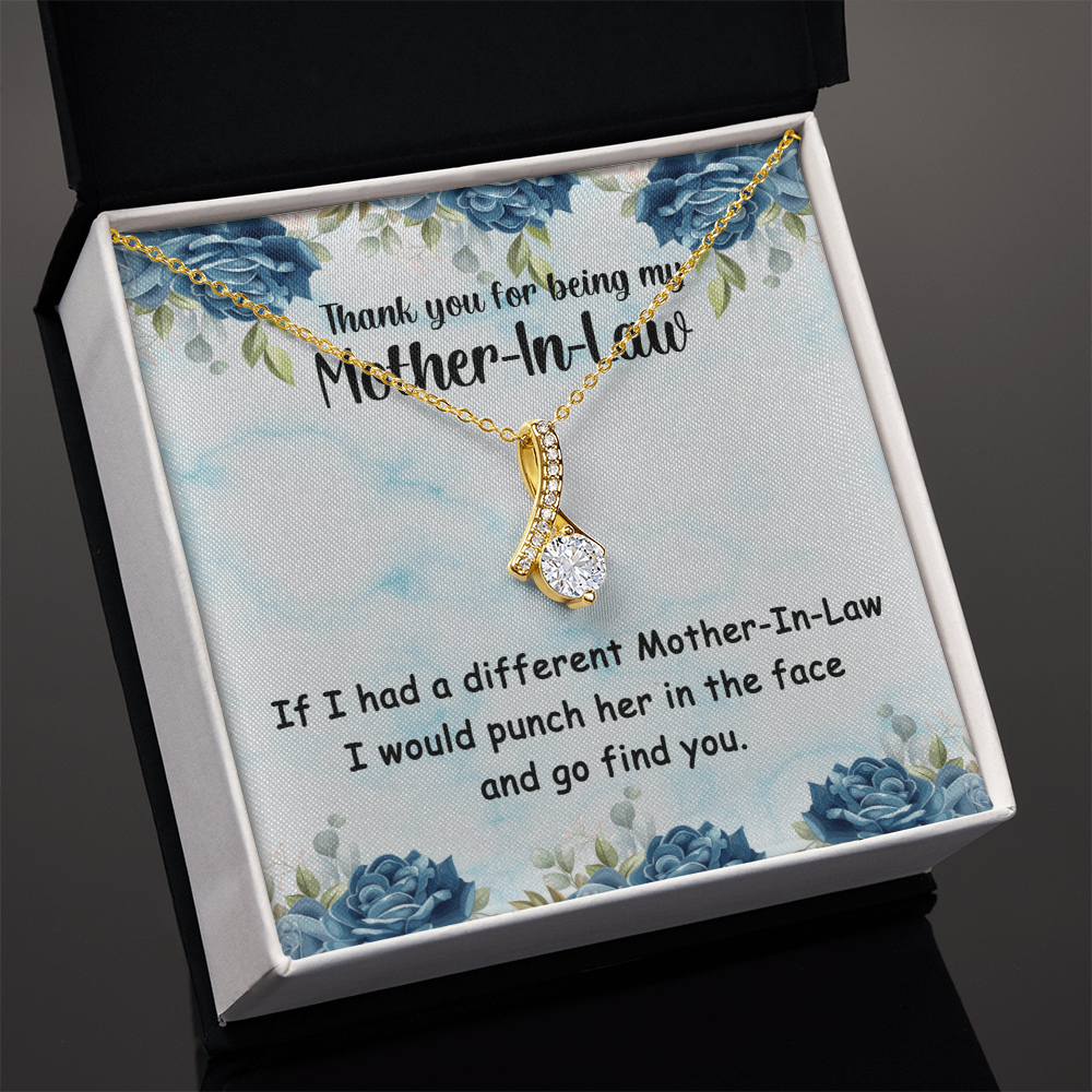 Mother In Law Necklace – Funny & Heartfelt Mother's Gift