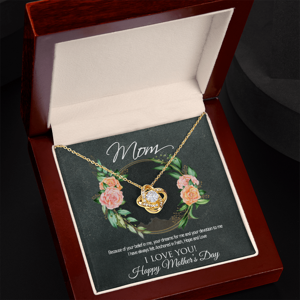 Anchored in Faith, Hope & Love  Mother's Day Necklace