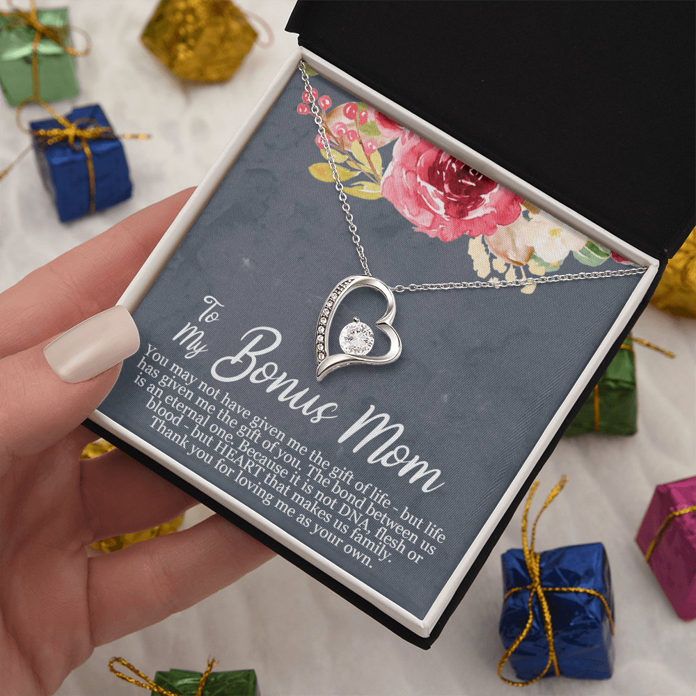 Bonus Mom Necklace – A Heartfelt Bonus Mother's Gift of Love & Gratitude