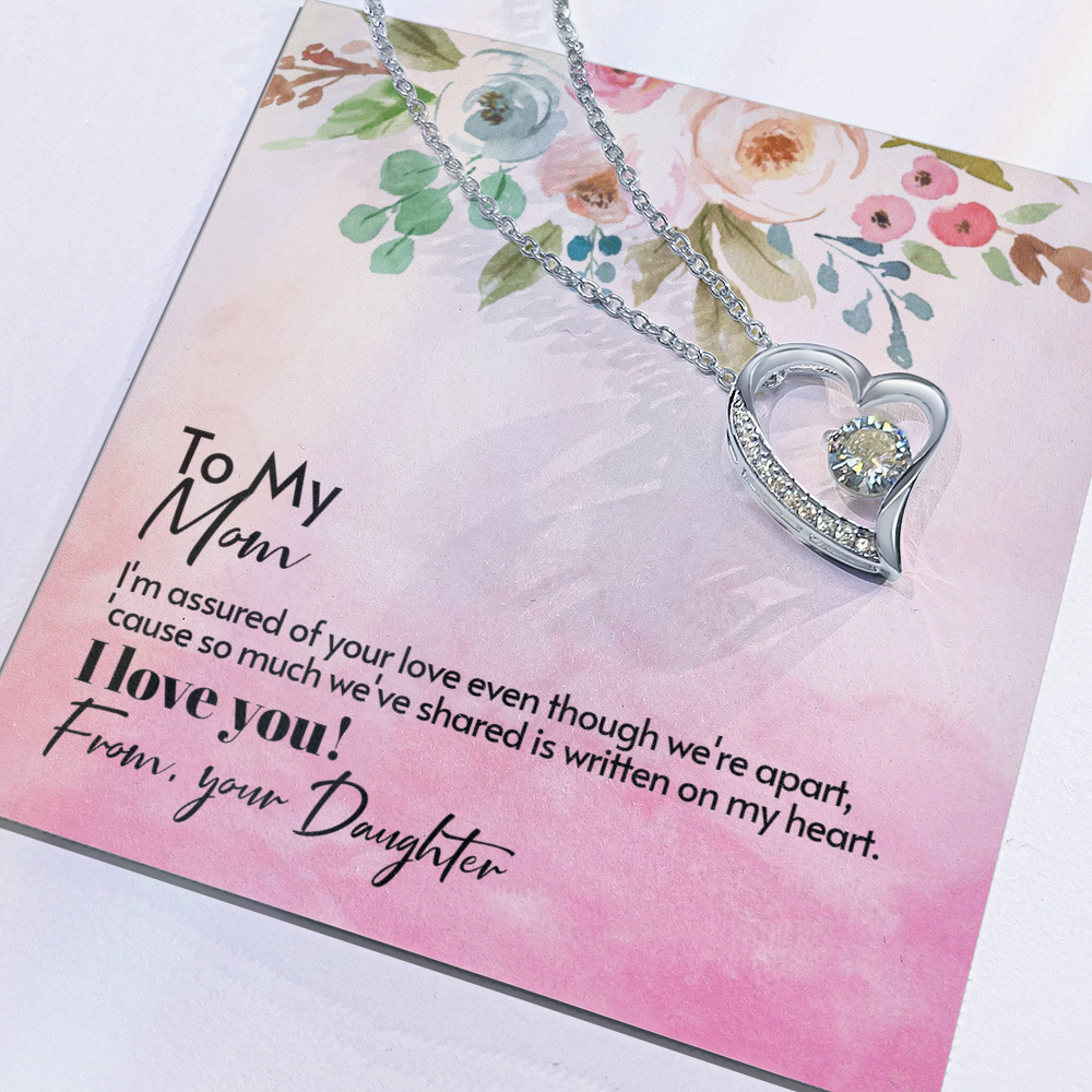 To My Mom Heartfelt Mother's Necklace from Daughter