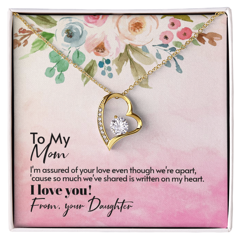To My Mom Heartfelt Mother's Necklace from Daughter