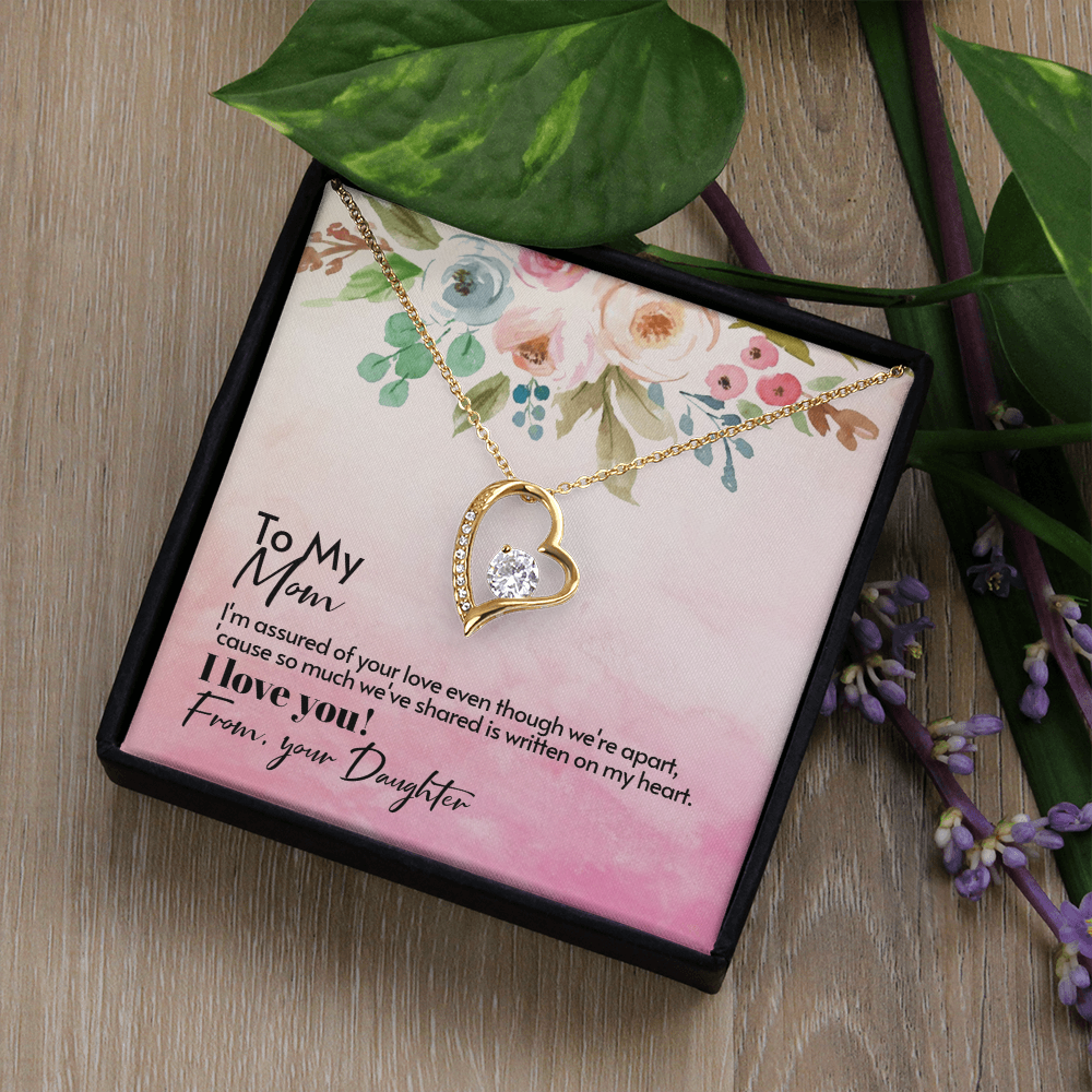 To My Mom Heartfelt Mother's Necklace from Daughter
