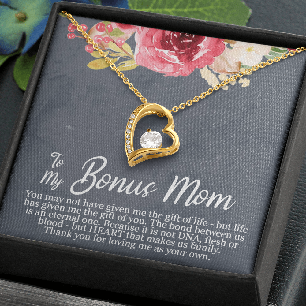 Bonus Mom Necklace – A Heartfelt Bonus Mother's Gift of Love & Gratitude