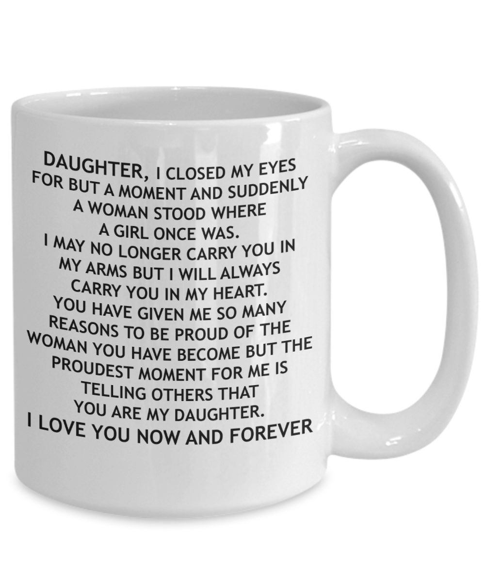 To My Daughter - Inspirational Quotes Coffee Mug