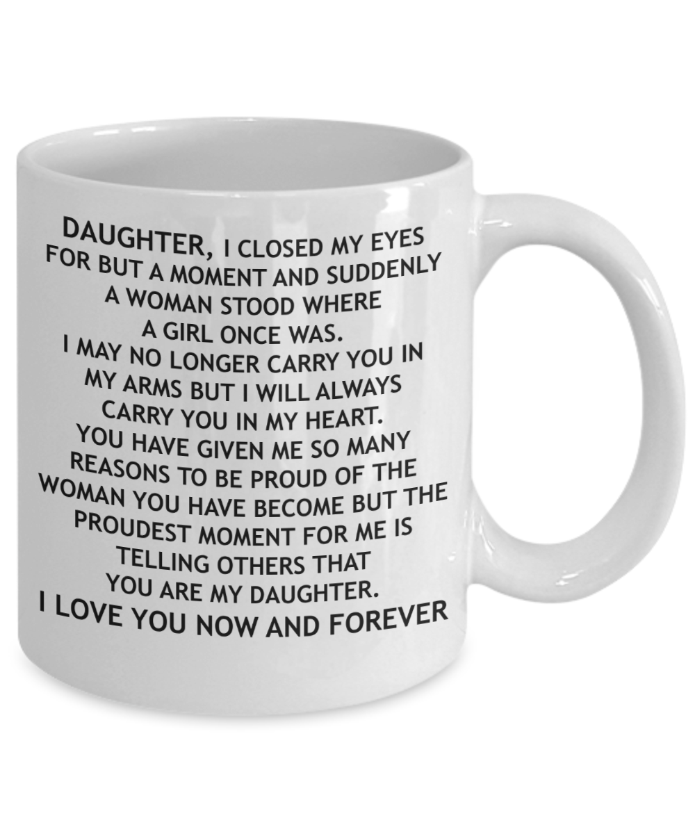 To My Daughter - Inspirational Quotes Coffee Mug
