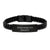 Optometrist Gifts from Friends - My Heart Belongs To An Optometrist Interlaced Leather Bracelet for Birthday - Image 1