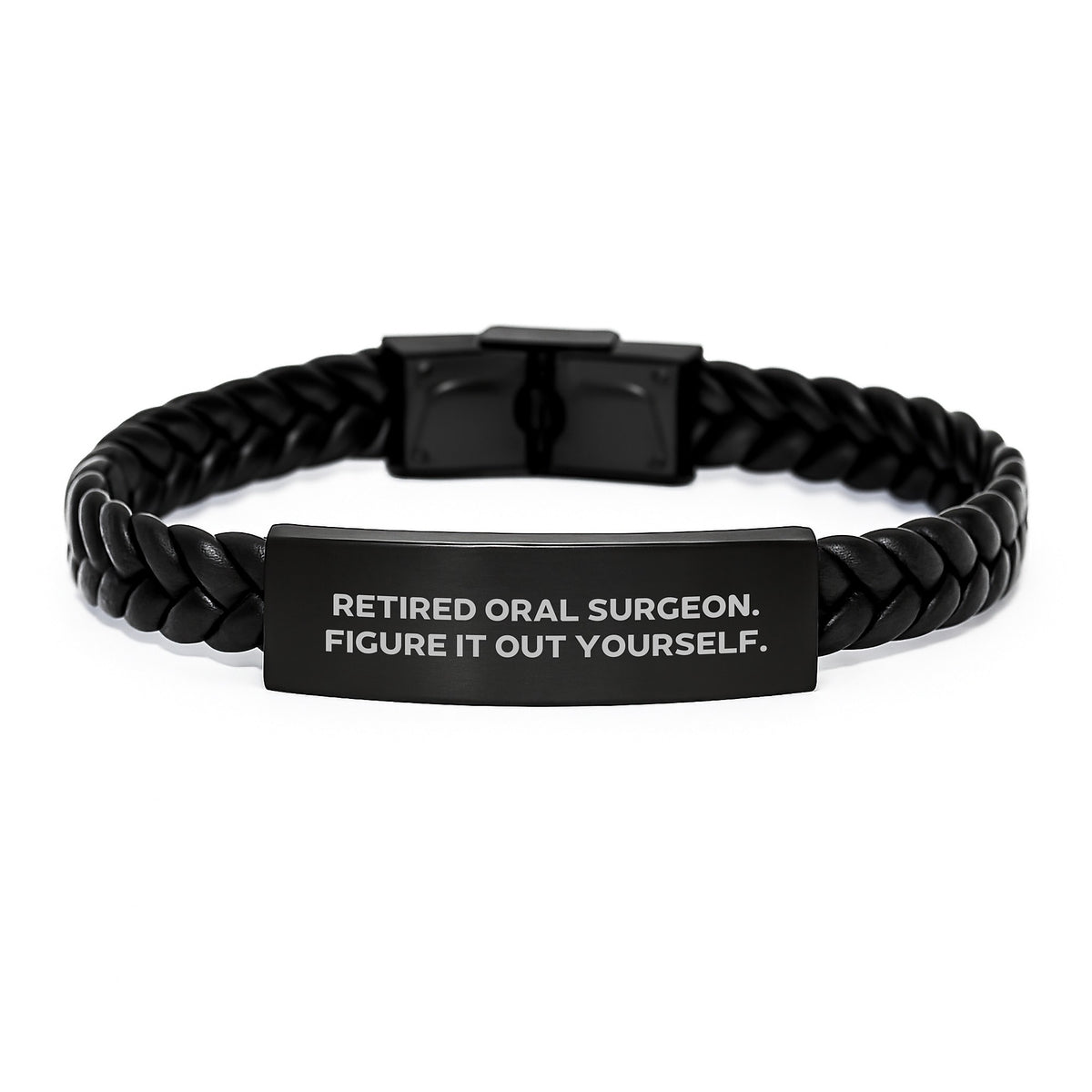Funny Gift for Oral Surgeon Friends, 'Retired Oral Surgeon. Figure It Out Yourself.' Christmas Unique Gifts for Men, Women, Coworkers, Family - Image 1