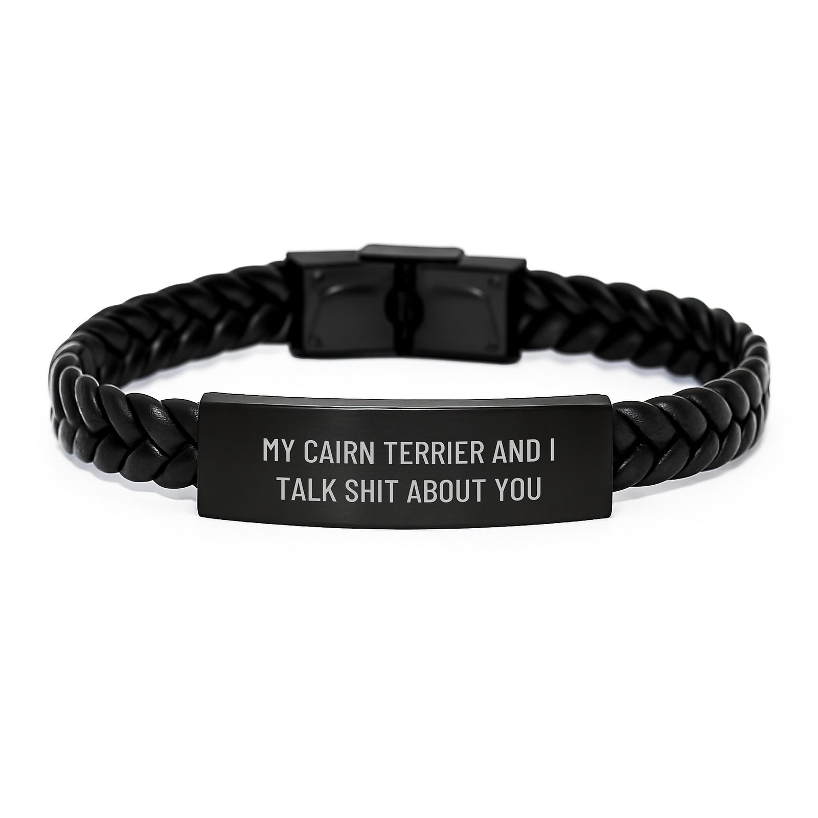 Cairn Terrier Gift for Him Witty Friendship Keepsake Bracelet - Image 1