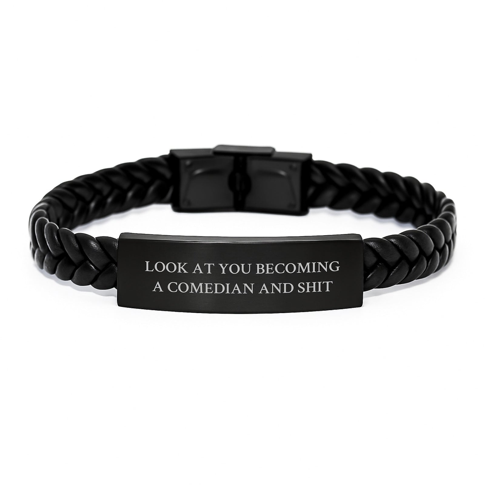 Comedian Gift for Him A Funny Keepsake Bracelet & Shit - Image 1