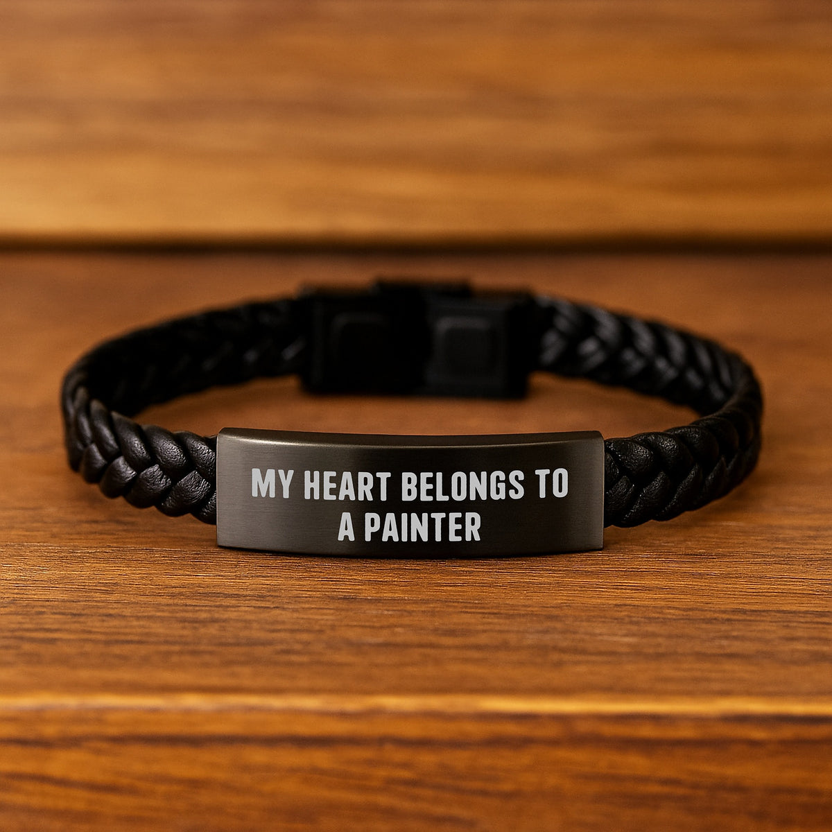 Funny Painter Quote Interlaced Leather Bracelet Gifts for Painter Friends Birthday Unique - Image 2