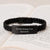 Optometrist Gifts from Friends - My Heart Belongs To An Optometrist Interlaced Leather Bracelet for Birthday - Image 3