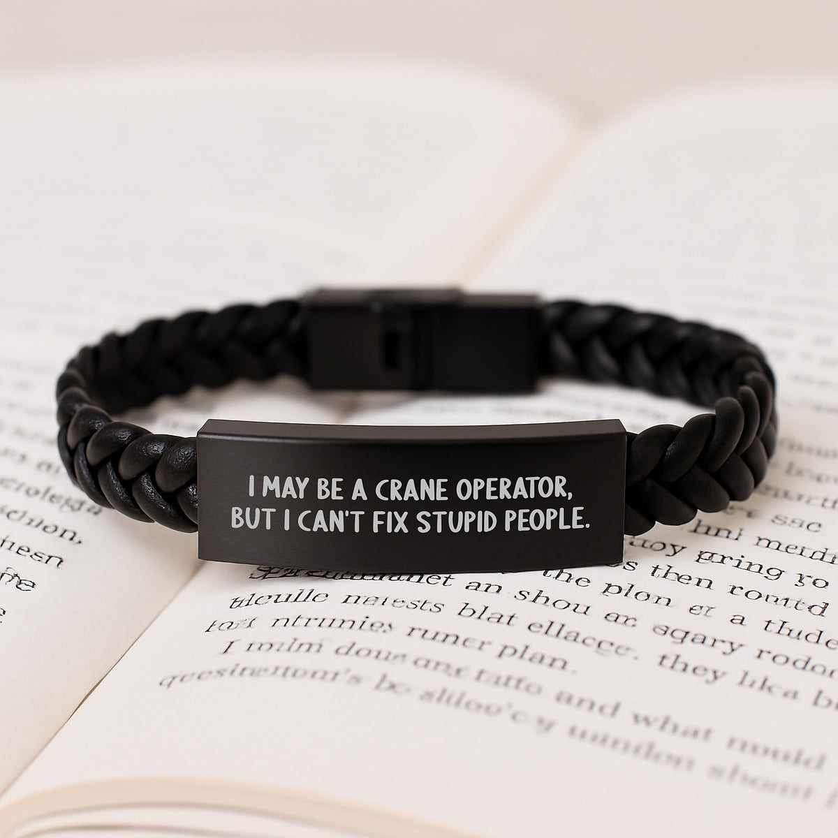 Crane Operator Gift for Him - A Witty Keepsake Bracelet - Image 3