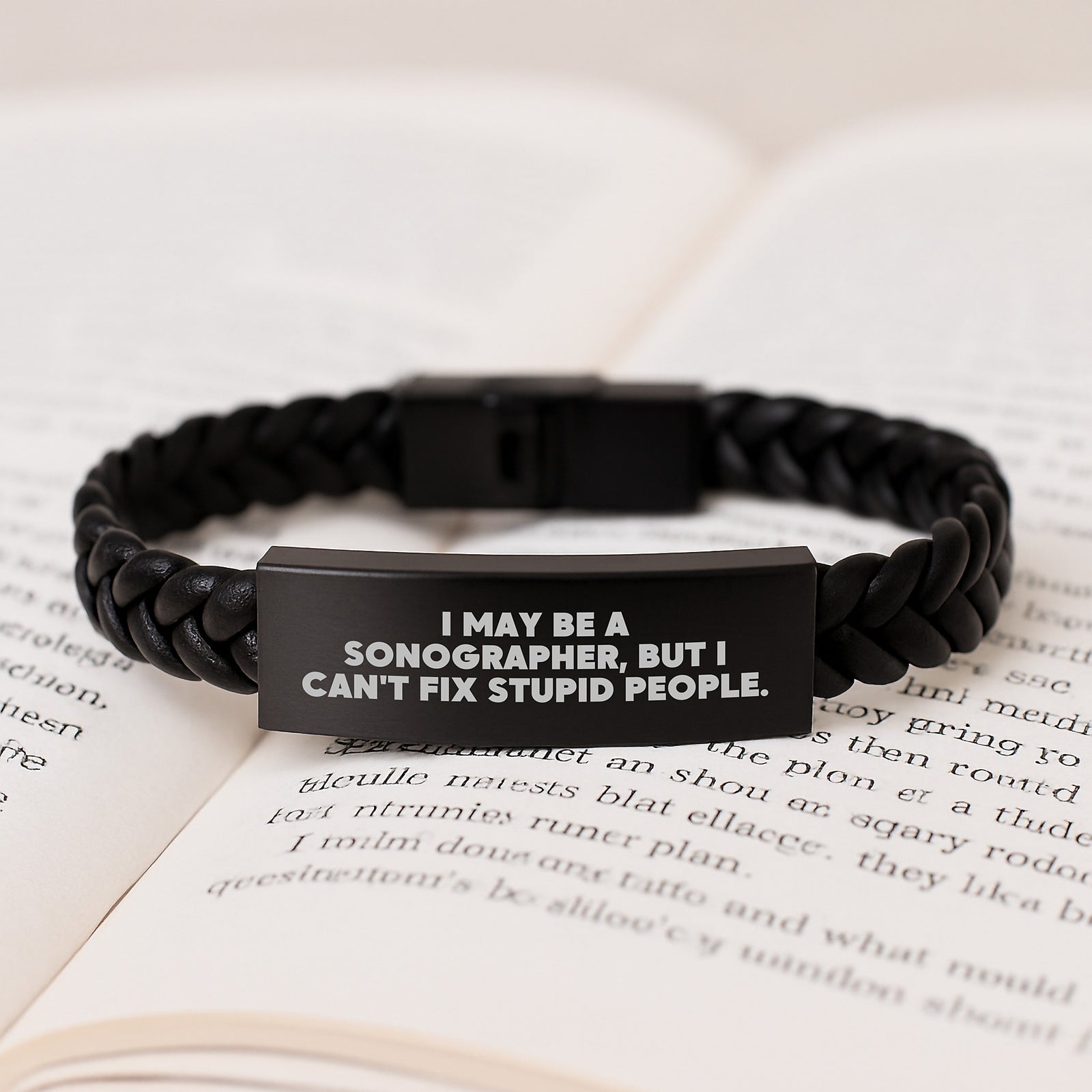 Sonographer Gift for Him - A Witty Keepsake Bracelet - Image 3