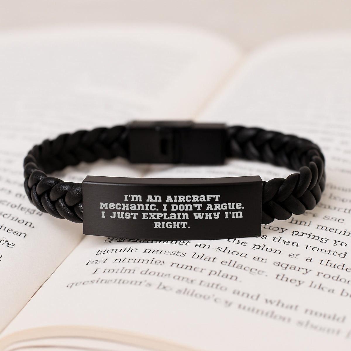 Aircraft Mechanic Gift for Him - A Righteous Keepsake Bracelet - Image 3