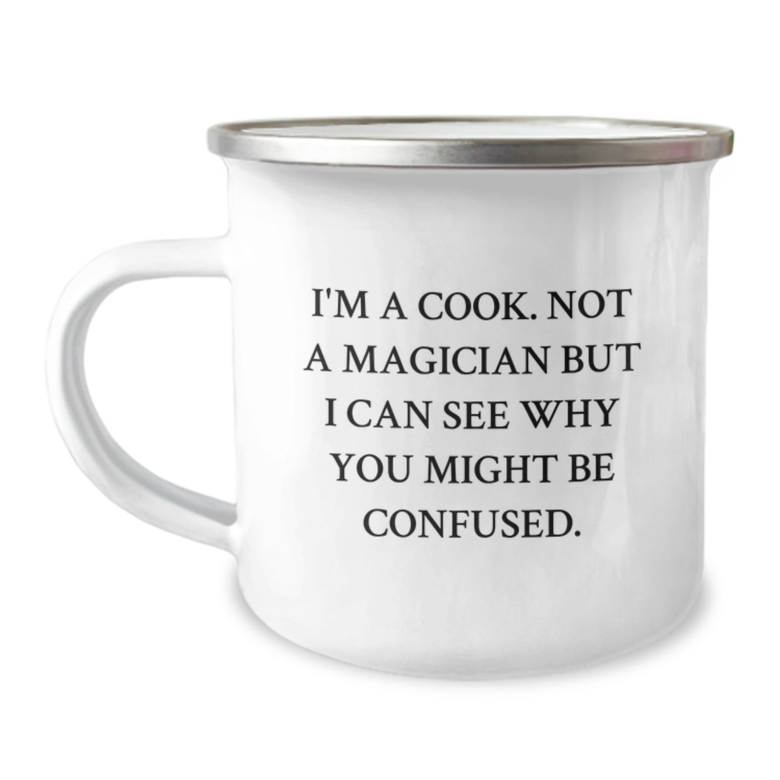 Funny Camping Mug Gifts from Friends and Family for Cooks on Birthday Unique - Image 1