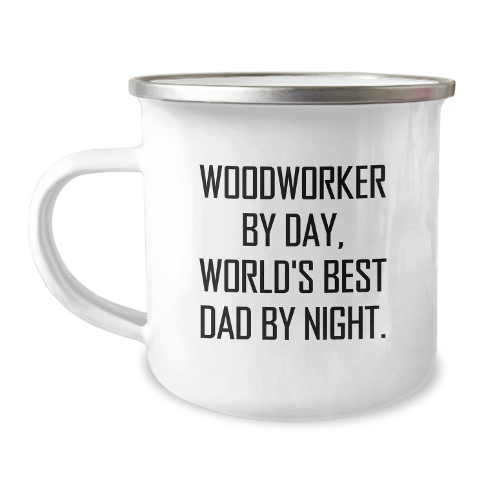 Woodworker Gifts from Men, Funny Camping Mug for Woodworker By Day, World's Best Dad By Night. Graduation Unique Gifts - Image 1