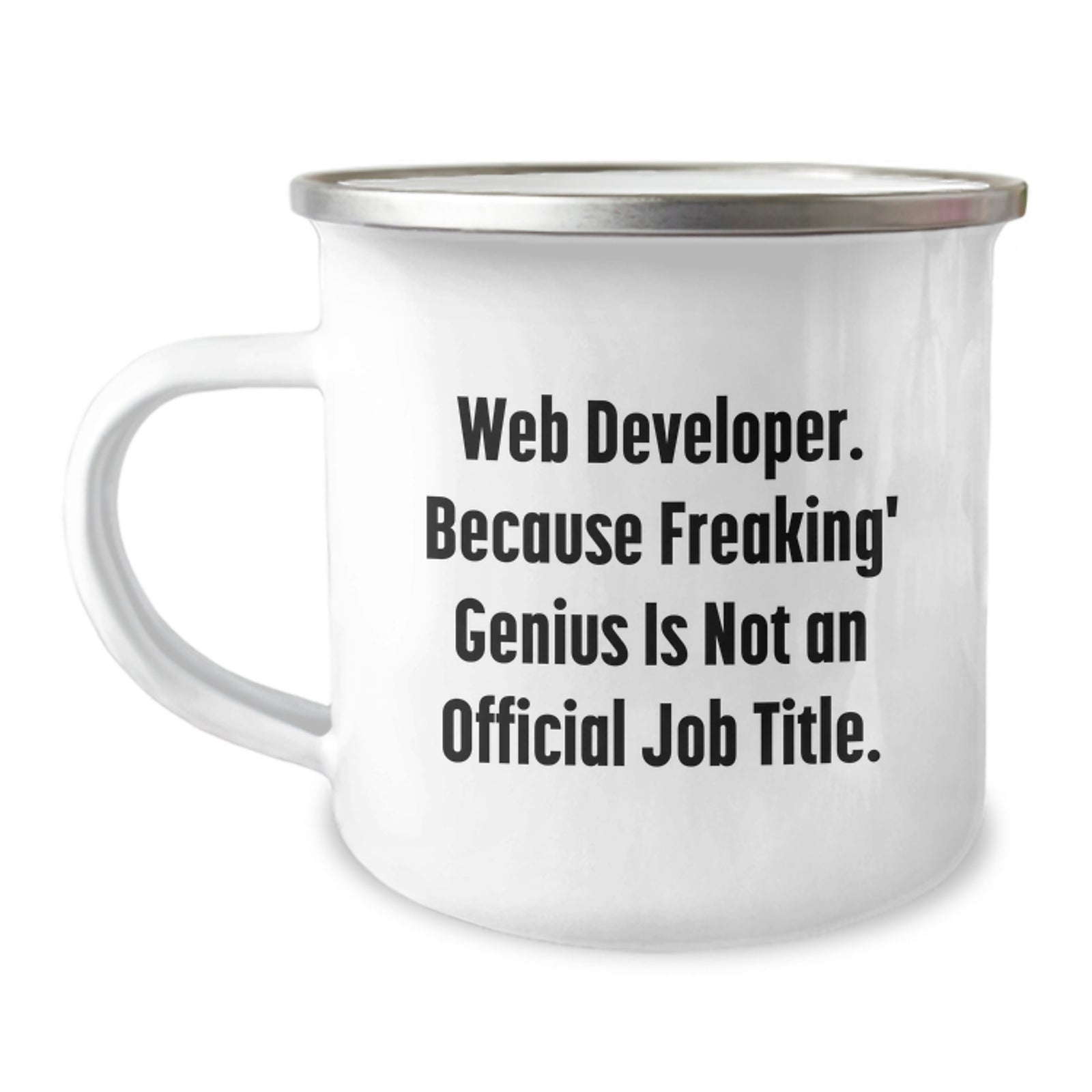Web Developer Camping Mug Keepsake Graduation Gift for Him - Image 1