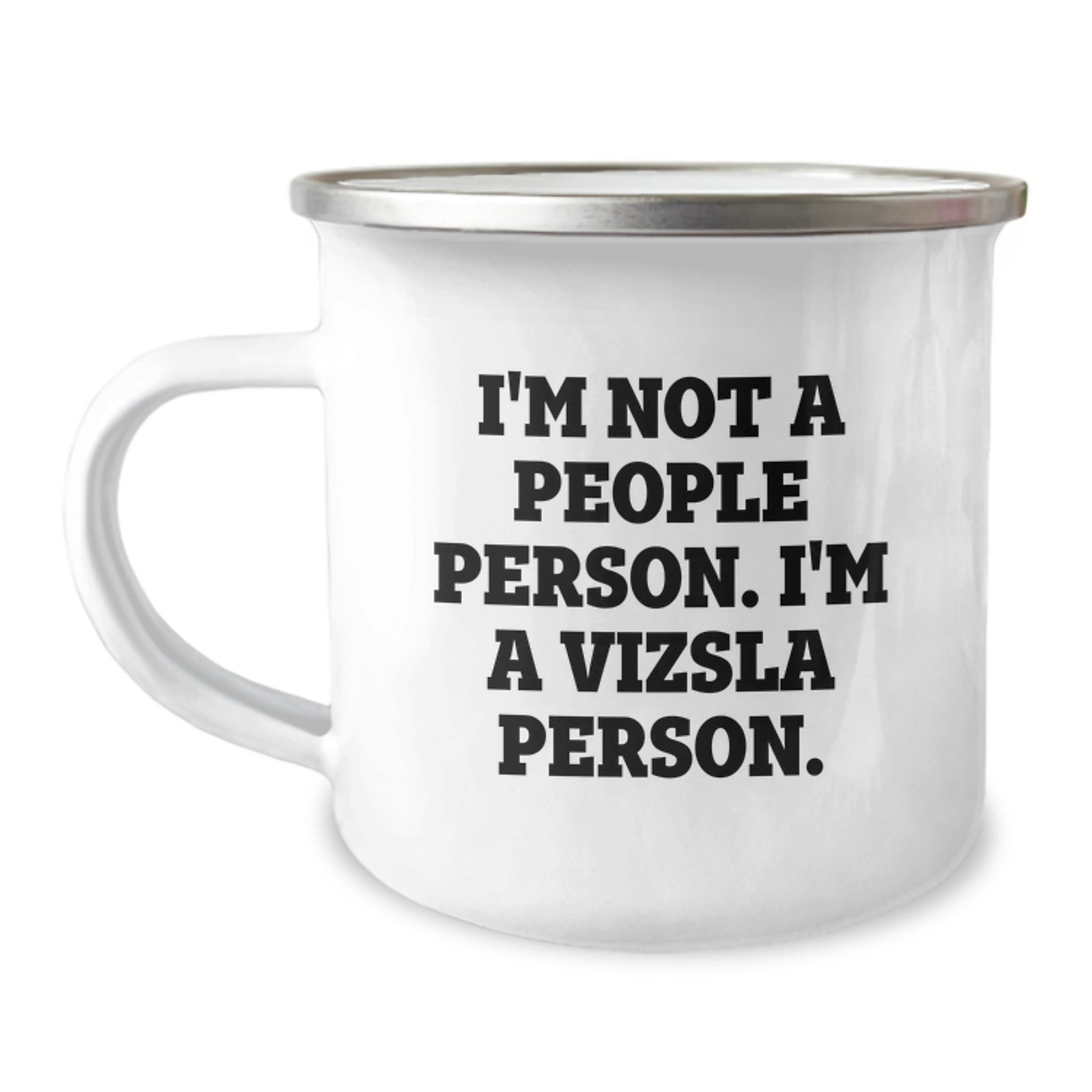 Funny Vizsla Dog Lover Gifts from Friends for Vizsla Dog Enthusiasts Birthday Unique Camping Mug - Image 1