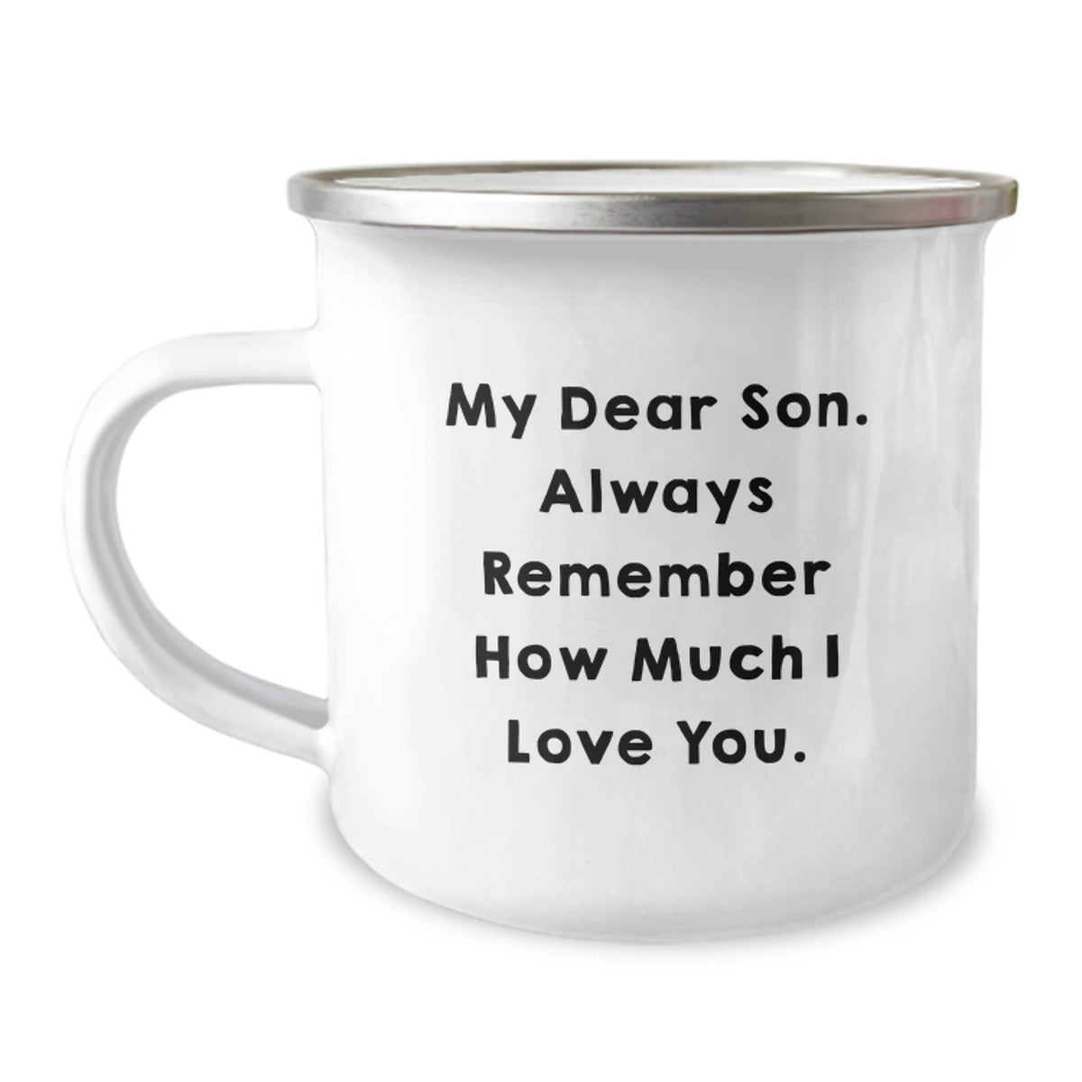 Gifts from Mom to Son Inspiring Graduation Unique Son Gifts Son Camping Mug with 'My Dear Son' - Image 1