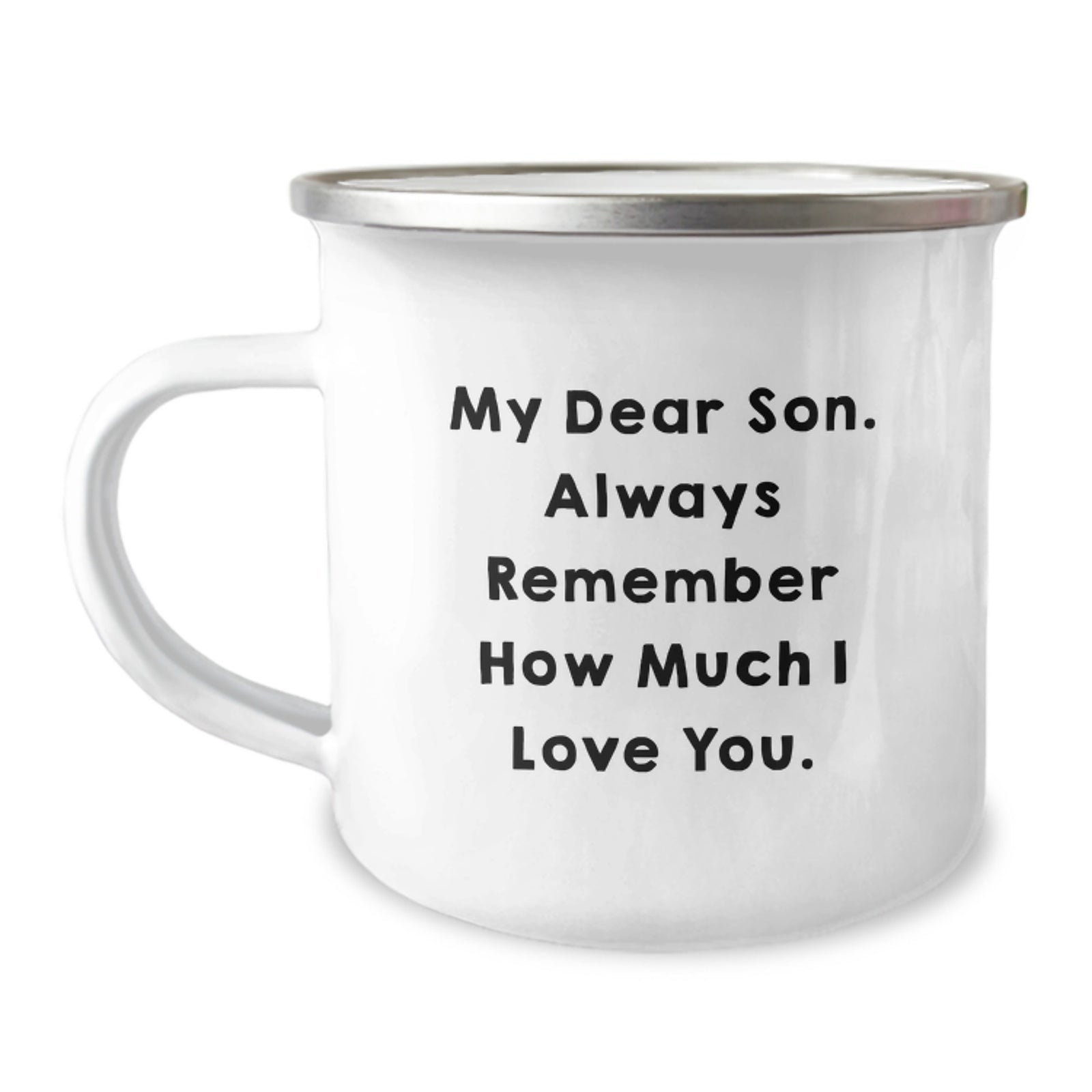 Gifts from Mom to Son Inspiring Graduation Unique Son Gifts Son Camping Mug with 'My Dear Son' - Image 1