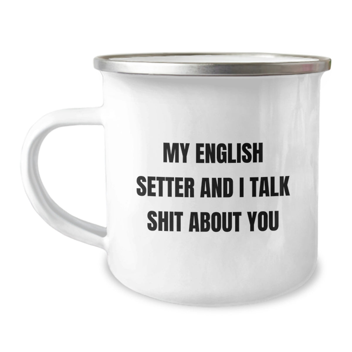 Birthday Gift English Setter Camping Mug for Her Present - Image 1