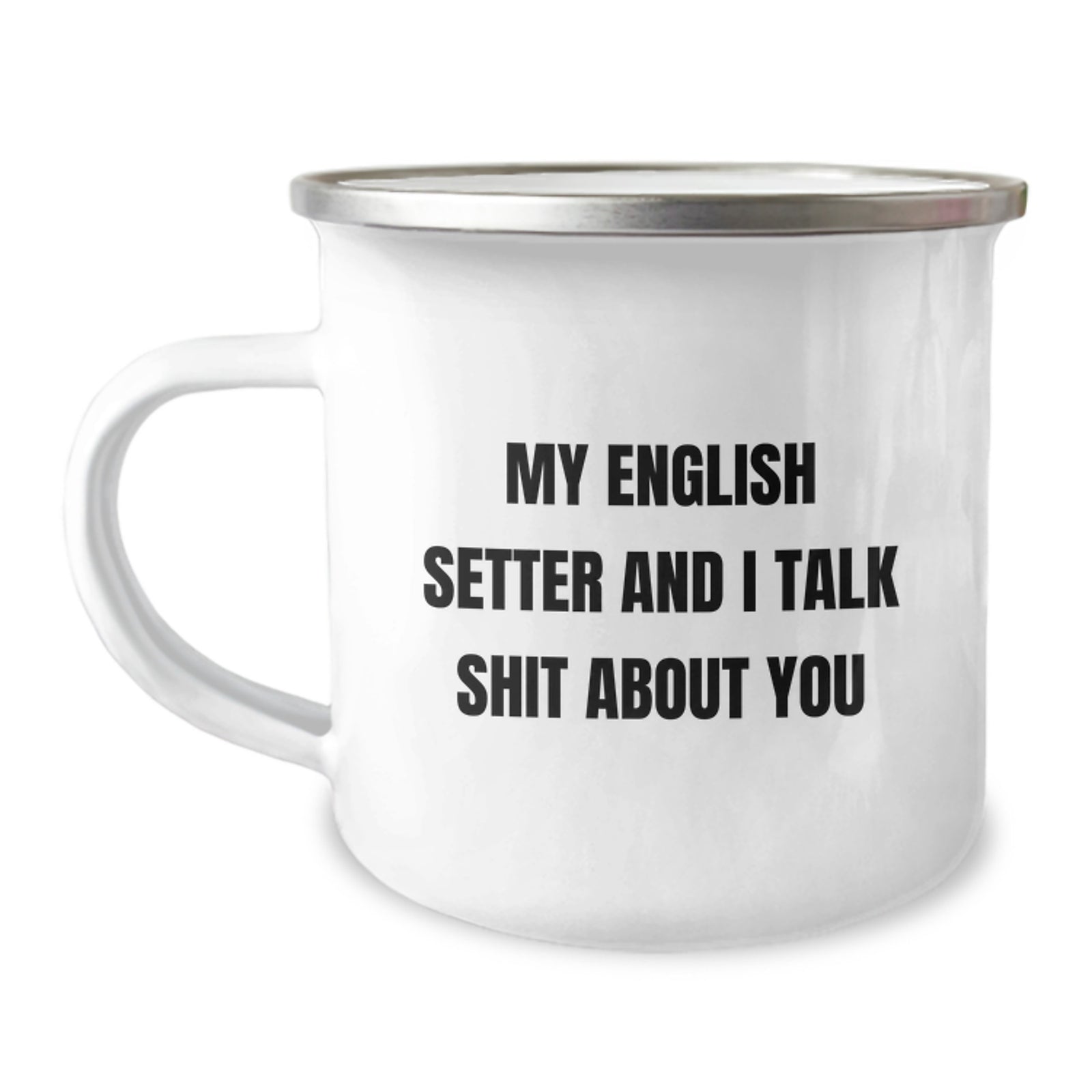 Birthday Gift English Setter Camping Mug for Her Present - Image 1
