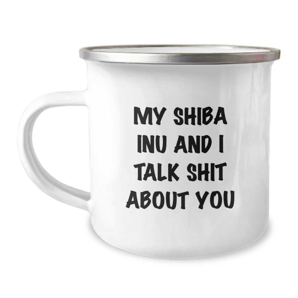 Shiba Inu Camping Mug Keepsake for Him Christmas Gift - Image 1