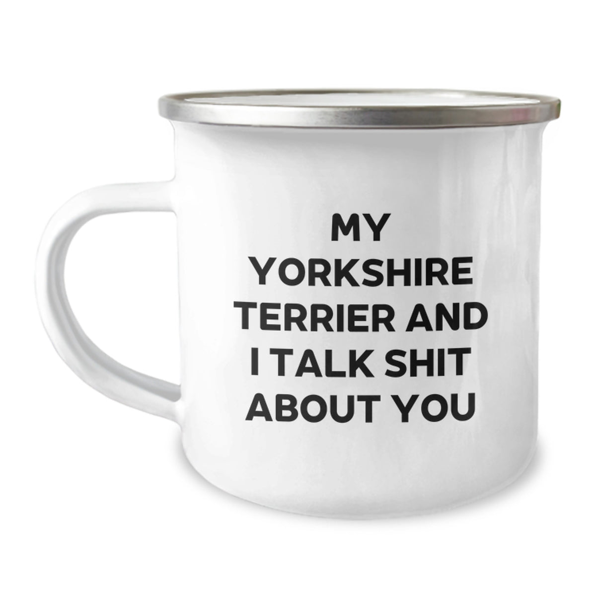 Yorkshire Terrier Keepsake Camping Mug Birthday Gift for Him Deluxe - Image 1