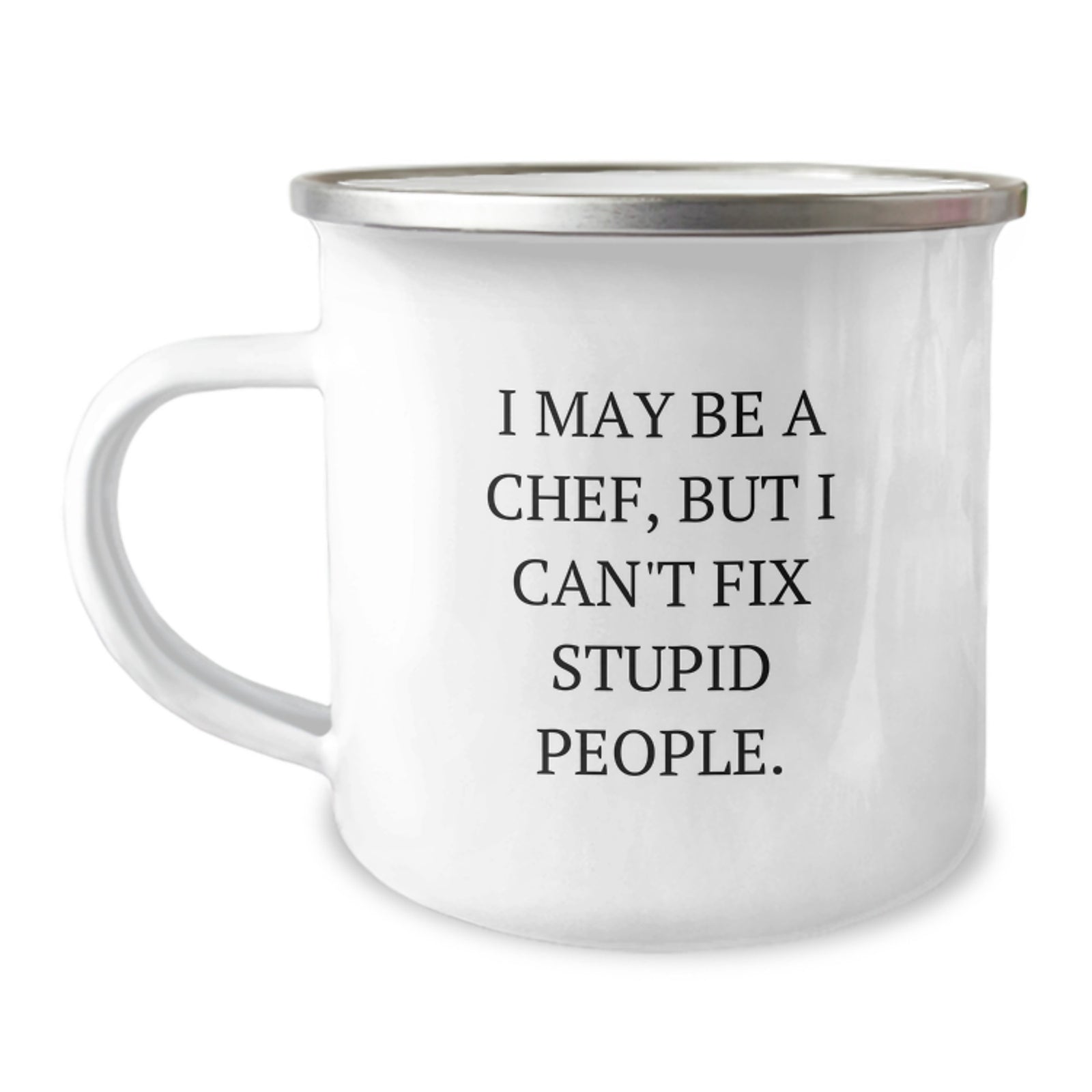 Chef Camping Mug Funny Quote Valentine's Gifts for Friends from Men - Image 1