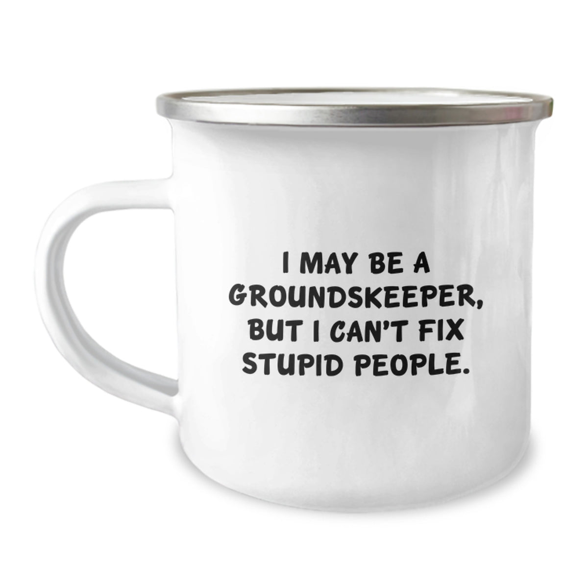 Groundskeeper Camping Mug Gift for Him - A Humorous Keepsake - Image 1