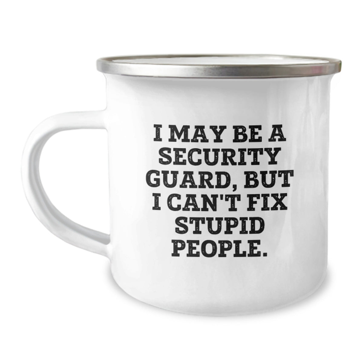 Security Guard Keepsake Camping Mug for Him 12oz Christmas Gift - Image 1