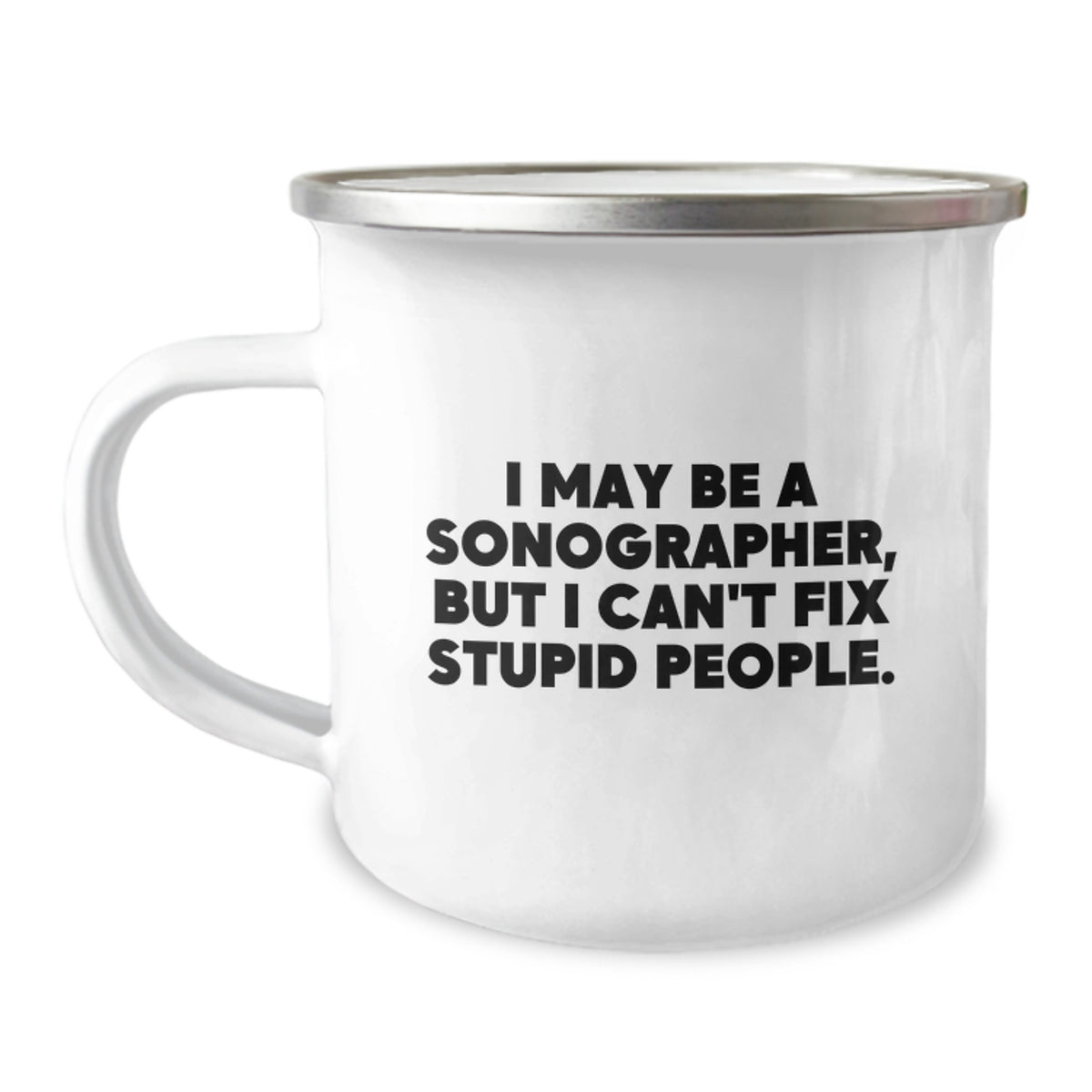 Sonographer Keepsake Gift for Him - Witty Quote Mug - Image 1