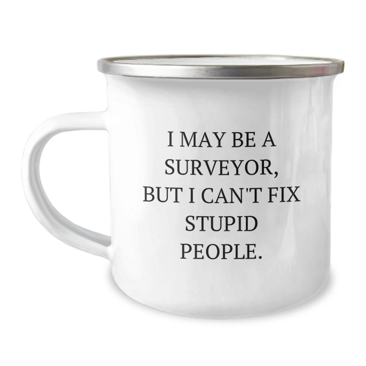 Surveyor Gift For Him - A Humorous Camping Mug Keepsake - Image 1