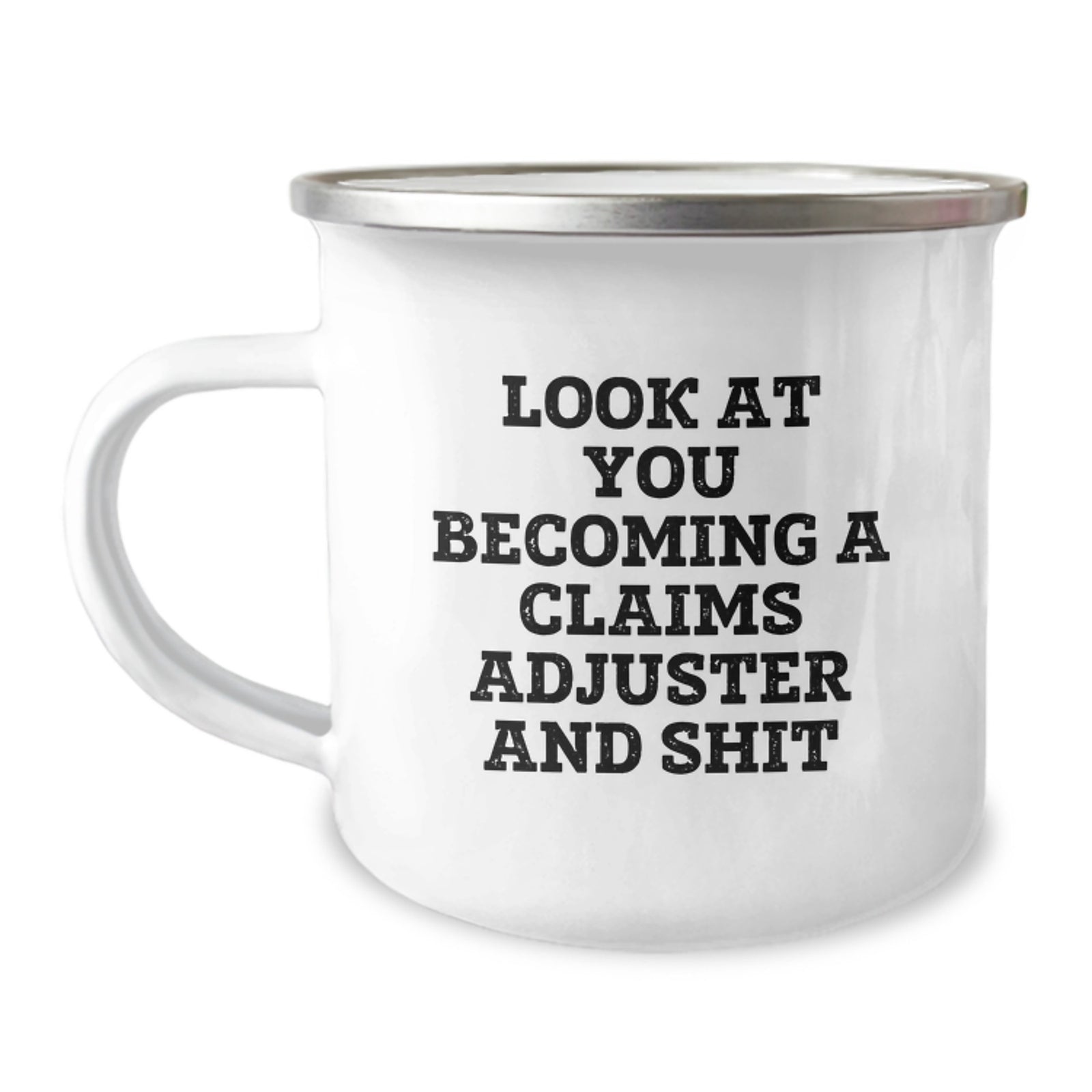 Claims Adjuster Gift For Him - A Lighthearted Keepsake Camping Mug - Image 1