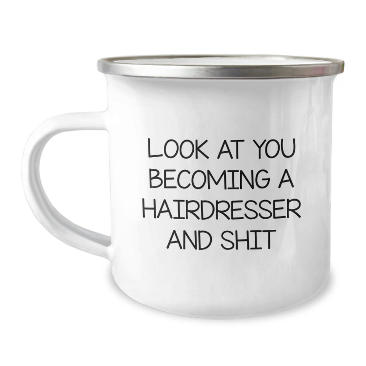 Birthday Gift Hairdresser Camping Mug Present for Her - Image 1